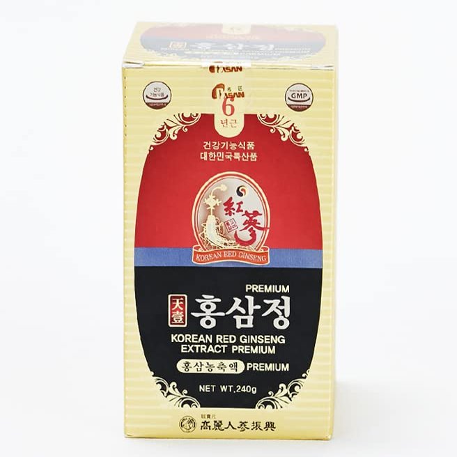 Authentic - 6YEARS Korean RED Ginseng Extract Premium - Ginseng Saponin GINSENOSIDE Natural Super Food Pure Extract 100% (240g)