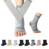 ABIRAM Foot Sleeve (Pair) with Compression Wrap, Ankle Brace For Arch, Ankle Support, Football, Basketball, Volleyball, Running view 1
