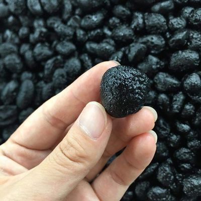 YONGERN Natural Stone Meteorite Black Tektite Specimen 6pcs