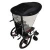 HFGN Universal Electric Wheelchair Umbrella Canopy Awning, Adjustable Outdoor Umbrella Holder Sun Shade Rain Cover, Black, Polyester, Nylon, Water-Resistant, For Most Wheelchairs view 1