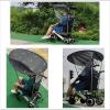 HFGN Universal Electric Wheelchair Umbrella Canopy Awning, Adjustable Outdoor Umbrella Holder Sun Shade Rain Cover, Black, Polyester, Nylon, Water-Resistant, For Most Wheelchairs view 2