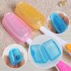 5 Pcs Portable Toothbrush Head Covers, Toothbrush Protective Box, Toothbrush Caps, Toothbrush Protector Box Sutiable for Home Travel Outdoor Camping Hiking Business Trip view 3