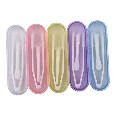Fopytu Contact Lens Remover Tool Contact Lens Tweezers and Suction Stick Holder Plunger Holder Contact Lens Remover and Inserter with Box