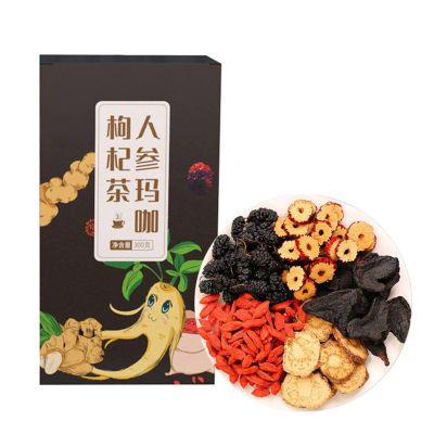 Yctze Ginseng Tea, High Nutritional Value Wolfberry Individual Tea Bag Wellness Tea for Home Office Hotel