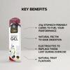 Healthspan Elite Energy Gels (24 Gels) | 25g Dual Source Fast Acting Carbs | 3 Electrolytes- Sodium, Potassium & Calcium | Vegan (Apple & Blackcurrant) view 3