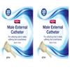 50 Rubber Urinal Bag Male External Catheter Single use 50 Count Comes with a Foam Strip for Tightening 2 Count (Medium 25 mm 1 Inch) view 4