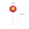 50 Pcs Sunflower Cupcake Topper, Flower Cake Topper, Fruit Picks, Party Cupcake Topper For Birthday Party Wedding Baby Shower Decoration Supplies (Rose Red) view 2