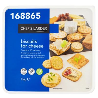Chef's Larder Biscuits for Cheese 1kg x Case of 1