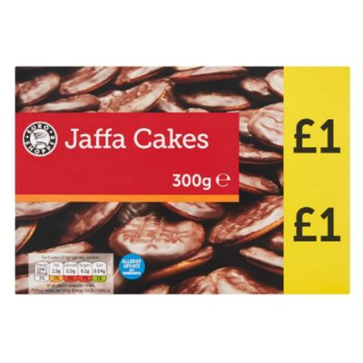 Euro Shopper Jaffa Cakes 300g x 20 Pack  Chocolate Covered Sponge Cakes with Orange Flavour  Tea Time Treats  Great Value Bulk Case
