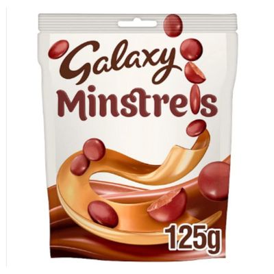 Galaxy Minstrels Chocolate Pouch Bag 125g x Case of 15