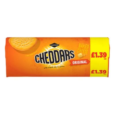 Jacob's Baked Cheddars Cheese Crackers 150g x Case of 12