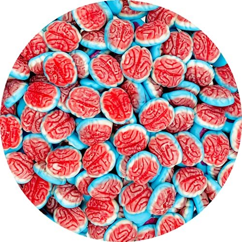 Halloween Sweets by Happy Candy Scary Trick or Treat Sweets (Jelly Filled Gooey Brains, 400 Grams)