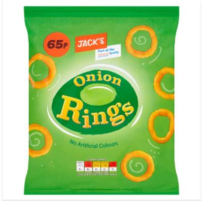 Jack's Onion Rings 70g x Case of 16