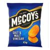 McCoy's Ridge Cut Salt & Malt Vinegar Flavour Potato Crisps 45g x Case of 26 view 1