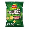 Walkers Squares Cheese & Onion Snacks 27.5g x Case of 32 view 1
