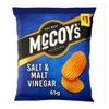 McCoy's Salt & Malt Vinegar Sharing Crisps 65g, x Case of 20 view 1
