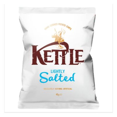 KETTLE Chips Lightly Salted 40g x Case of 18