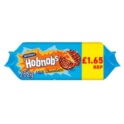 McVitie's Hobnobs Milk Chocolate 262g x Case of 15
