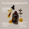 Cliganic Organic Pumpkin Seed Oil, 100% Pure - For Hair & Face | Natural Cold Pressed Unrefined view 3