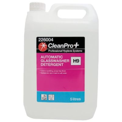 CleanPro+ Automatic Glasswasher Detergent H9 5 Litres x 2