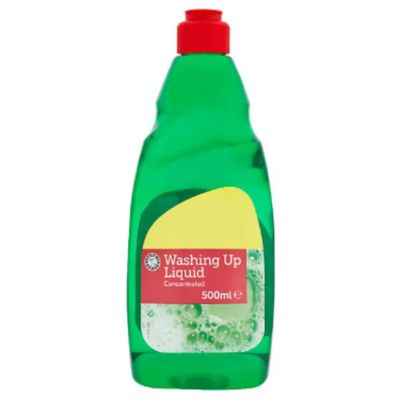 Euro Shopper Washing Up Liquid Concentrated 500ml x 8 Pack  Powerful Grease Cutting Dish Soap  Fresh Clean Scent  Great Value Bulk Case