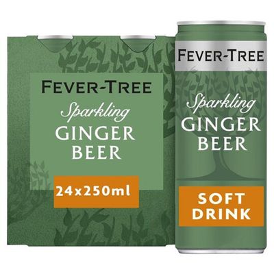 Fever-Tree Sparkling Ginger Beer Soft Drink 24x250ml