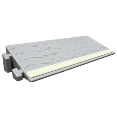 Wheelchair Threshold Ramps for Doorways 2-inch Rise Lightweight Heavy Duty Plastic Wheelchair Ramps for Bike, Driveway, Loading Dock, Motorcycle, Scooter (Color : B, Size : 25 * 10 * 3cm)