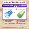 JD HOMEASE 48 Pack Premium Microfiber Replacement Pads for Swiffer WetJet - Super Absorbent, Lint-Free, Durable-11"x5.5", Perfect Fit Swiffer WetJet Mop - Safe on Hardwood, Tile, Vinyl view 4