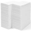 100 Disposable Linen Feel Guest Towels - Paper Hand Towels for Bathroom - Cloth Like White Paper Towel - Cocktail Hand Napkins - Highly Absorbent, Soft Fancy Guest Hand Towels 12" X 17" (Pack of 100) view 1