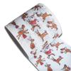 Zerodeko 3pcs Printed Toilet Paper Funny Elk Christmas Theme Novelty Tissue Roll Paper for Bathroom Decor view 2