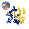60Pcs/Box Dental Interdental Wedge Dental Tooth Seperator Elastic Rubber Fixing Wedges Matrix Sectional Contoured Matrices Dentistry Accessories (ZMZBI186) view 3