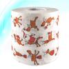 Alipis 3pcs Printed Toilet Paper Funny Novelty Elk Design for Christmas Festive Events Soft Tissue Roll for Home Use view 2