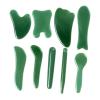 Jade Stone Gua Sha Board Facial Massage Tools Natural Gouache Massager for Face Body Skin Care SPA,Type 6 view 1
