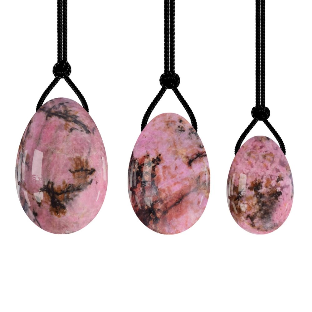 16 Types Yoni Egg Natural Jade Eggs Kegel Exercise Women Massage Crystal Ball,Rhodonite Eggs