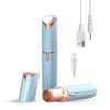 Facial Hair Remover for Women, USB Rechargeable Face Hair Removal Lady Shaver Trimmer Mini Portable Hair Removal Device for Face Hair, Upper Lips, Peach Fuzz, Bikini Body (Blue) view 1