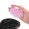 XCC Bath Brush Shampoo Brush Artifact Brush Adult Massage Comb Wash Hair Comb Scalp Head Silicone Round Antipruritic Scratcher (Color : A) view 3