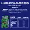 ADONIS Keto Crackers  Mediterranean Style (10 x 60g) | Vegan & Keto-Friendly | 100% Natural Keto Snacks | Sugar Free, Palm Oil Free (Olive & Chia Seeds) view 2
