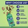 ADONIS Keto Crackers  Mediterranean Style (10 x 60g) | Vegan & Keto-Friendly | 100% Natural Keto Snacks | Sugar Free, Palm Oil Free (Olive & Chia Seeds) view 4