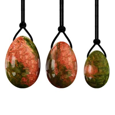 16 Types Yoni Egg Natural Jade Eggs Kegel Exercise Women Massage Crystal Ball,Unakite Eggs