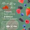 Known Delicious Debloat Gut Support Gummies - 2 Billion CFU Bacillus Coagulans & Vitamin C - Natural Mixed Berry Flavour - 60 Gummies, 1 Month Supply view 3