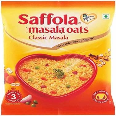 Masala Oats, Peppy Tomato, 39gm (Pack of 5) + Classic Oats 39gm (Pack of 5) (Classic Oats)