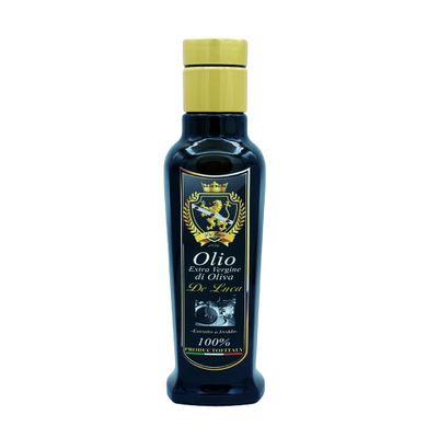 Olio Extravergine Di Oliva Evo 100% Italiano Monocoltura Carolea Estratto a Freddo Made In Calabria De Luca L'eccellenza Italiana Che Fa Sognare Il Mondo (250 ml)