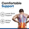 Plus Size Hip Brace Thigh Compression Sleeve | Hip Sciatica Pain Relief Device Brace | Hamstring & Groin Compression Sleeve Wrap | Sciatic Nerve Relief | Hip Support Brace for Women & Men | LG / LEFT view 3