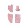 Rose Quartz Face Roller and Gua Sha Set Natural Jade Gouache Gua Sha Massage Quartz Roller Facial Lifting Massage Tool,Type 16 view 1
