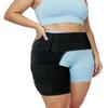 Plus Size Hip Brace Thigh Compression Sleeve | Hip Sciatica Pain Relief Device Brace | Hamstring & Groin Compression Sleeve Wrap | Sciatic Nerve Relief | Hip Support Brace for Women & Men | LG / RIGHT view 1