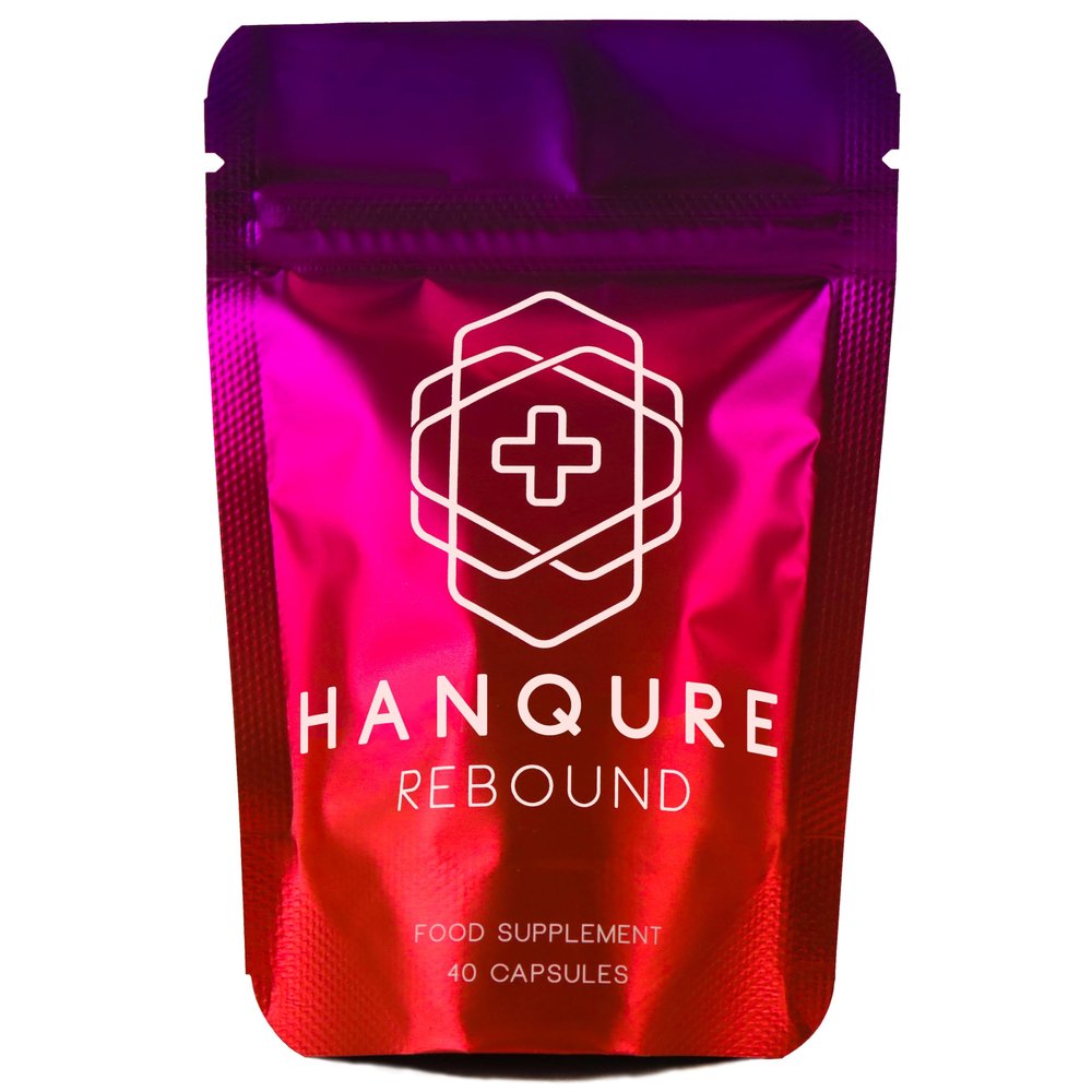 Hanqure Rebound, Includes Vitamin B1, B6, B12, & C, Magnesium + Rosemary Leaf Extract | Food Supplement, 40 Vegan Capsules, Made in The UK
