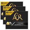 L'Or Espresso Coffee Onyx Intensity 12 - Nespresso* Compatible Aluminium Coffee Capsules - 3 Packs of 40 Capsules (120 Drinks) view 1