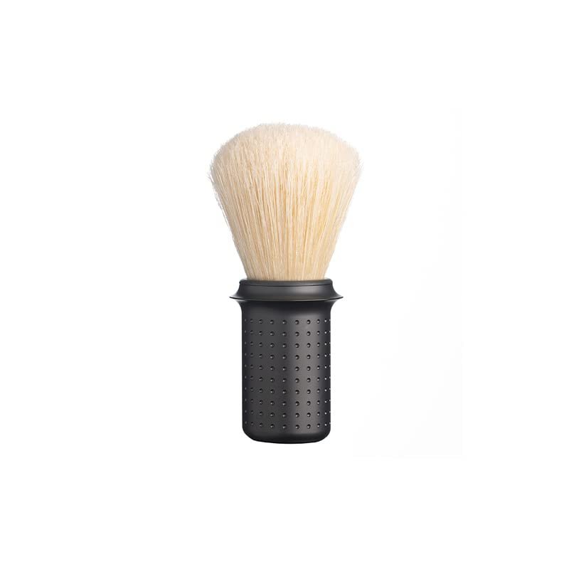 Tatara Masamune Shaving Brush | Classic Shaving Brush | Eco-Firendly | Stainless Steel (Premium Boar, Dark)