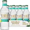 Double Dutch Refreshing Lemonade | Low Calorie Diet Soft Drink | 100% Natural Ingredients | Gluten Free, Vegan Friendly Premium Mixer Perfect for Gin, Vodka & Cocktails | 24 x 200ml Bottles view 1