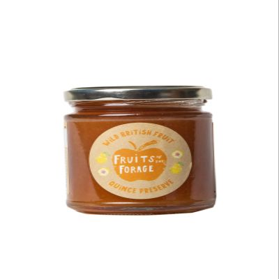 Fruits of The Forage Quince Preserve, Great with Cheeseboards, Cold Meats, Pates and in a Ploughman's Lunch. Sustainably Sourced, Glass Jar (1 x 210g)